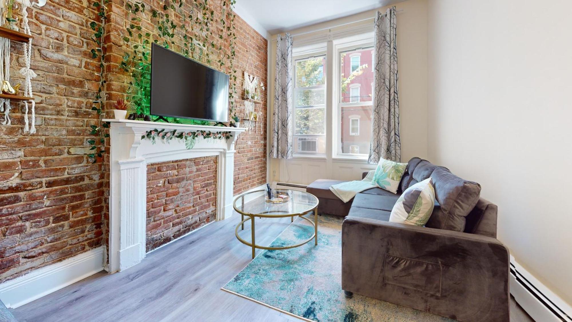 Minutes To Nyc Sleeps 5 Apartman Hoboken Kültér fotó