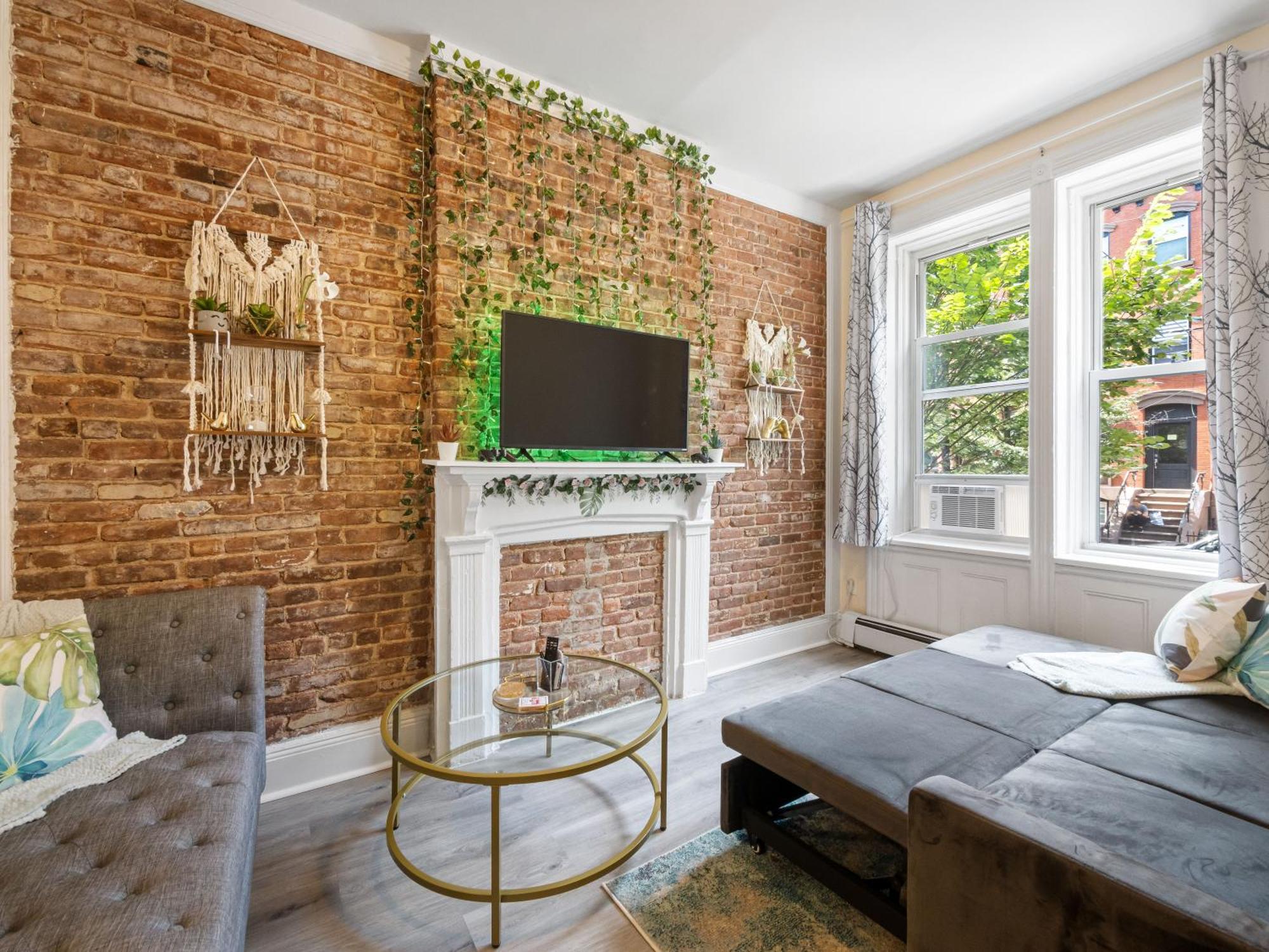 Minutes To Nyc Sleeps 5 Apartman Hoboken Kültér fotó